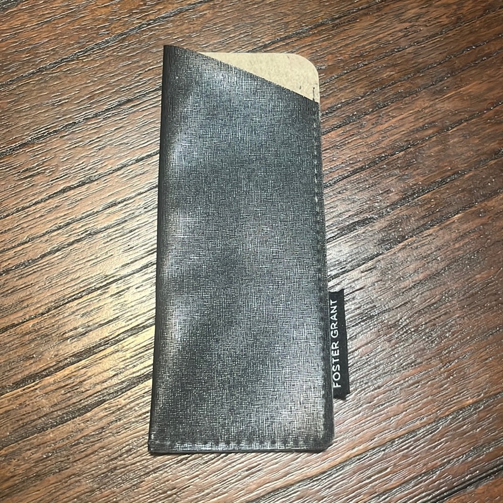$1 Add-On Slim Glasses Case for Eyeglasses or Sunglasses Black